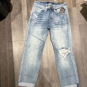 Liverpool Light Blue Distressed Jeans